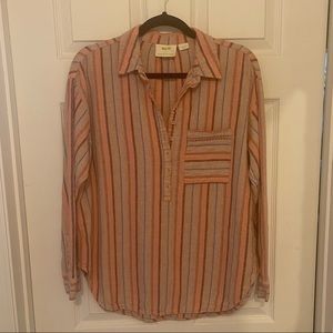 Maeve by Anthropologie Linen Tunic Sz Medium